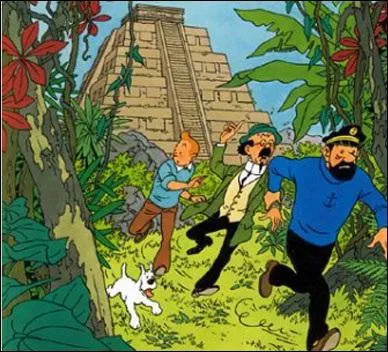 De quelle couverture de Tintin vient cette image ?