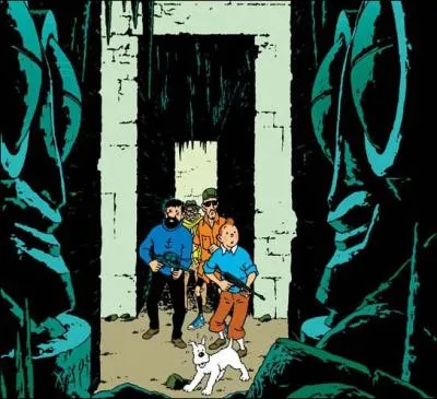 De quelle couverture de Tintin vient cette image ?