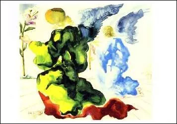 Arienne Annonciation ralise en 1947 par l'un des plus clbres peintres du XXe sicle (1904-1989)