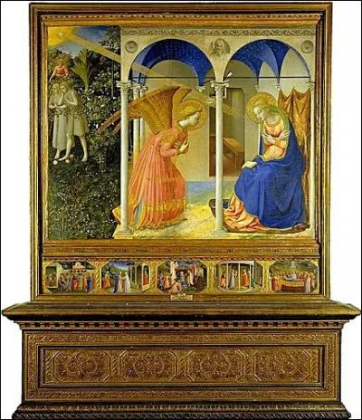 Ce retable fut ralis entre 1430 et 1432 par un peintre religieux dominicain qui dcora le couvent San Marco de Florence o se trouve cette oeuvre.