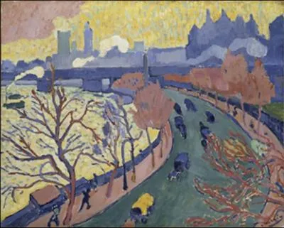 Qui a peint  Le quai Victoria, Londres  ?