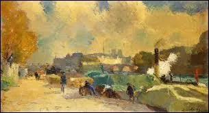 Qui a peint  Quai du Louvre  ?