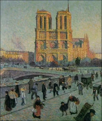 Qui a peint  Le quai St Michel et Notre Dame  ?