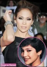 Mme la belle Jennifer Lopez, que l'on voit ici avant et aprs, a touch  ?