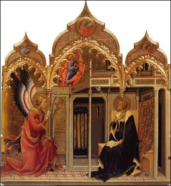 Ce triptyque fut ralis en 1422-23 par un un moine, peintre et miniaturiste italien (1370 - 1424) de l'cole florentine qui fut le matre de Fra Angelico.