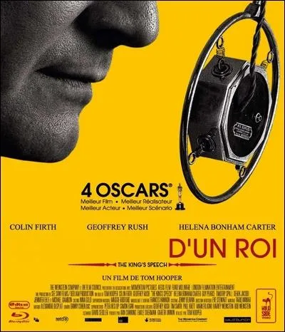 Film britannique ralis par Tom Hooper et sorti en 2010. Avec Colin Firth.