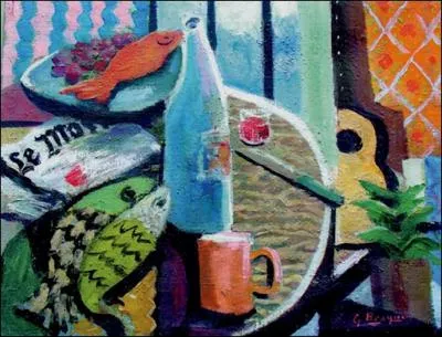 Qui a peint Nature morte avec poissons ?