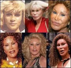 C'est un peu le  pendant  fminin de Jackson, l'exagration qui finit par crer un visage irrel. Qui est cette personne ?