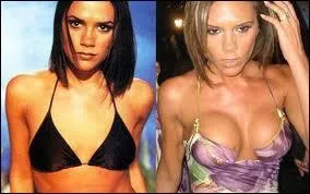 Encore une qui a gonfl son tour de poitrine. C'est Victoria Beckham, qui aprs avoir t chanteuse et femme de footballeur, est dsormais ?