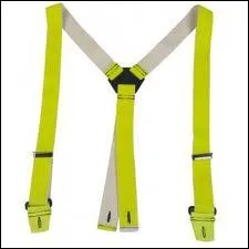 Ces bretelles auraient pu tre jaunes pour tre assorties aux chaussures...