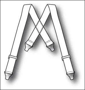 Les bretelles qu'on a laisses en dessinent d'autres qu'on ne peut alors ter...