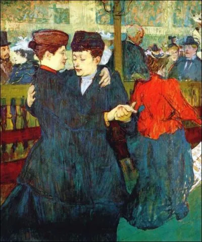 Deux femmes dansant au Moulin Rouge, 1892