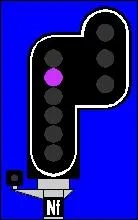 Au niveau ferroviaire,  quoi correspond le feu violet ?