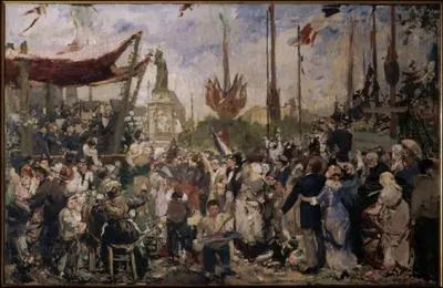 Le 14 juillet 1880, place de la Rpublique