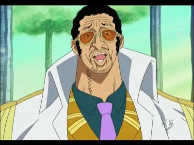 Qui, l'amiral Kizaru recherche-t-il quand il arrive sur l'archipel ?