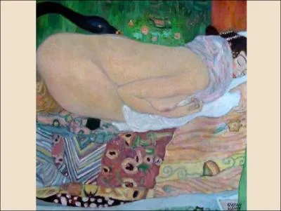 Cette version de  Lda et le Cygne  par Gustav Klimt a une particularit :