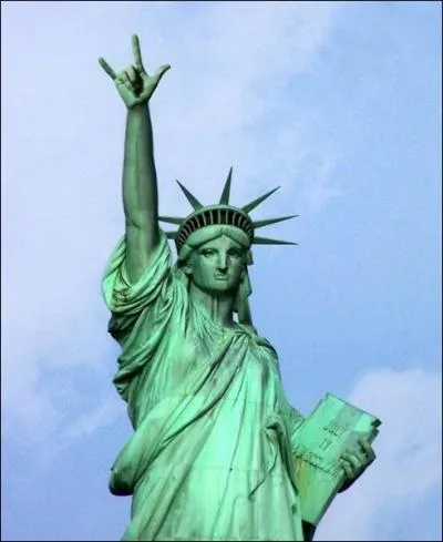 La statue de la libert fait partie de quel genre de groupe de musique ?