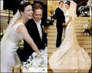 Voici le mariage somptueux de Michael Douglas avec l'actrice Catherine Zeta-Jones. Comment se sont-ils rencontrs ?