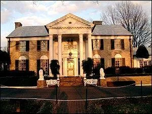 Graceland, rsidence du  king  Elvis, aujourd'hui devenue muse, se trouve...