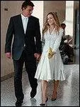 Ce couple vient de se marier ! Il s'agit de Mr Big et de Carrie Bradshaw, dans le film ?