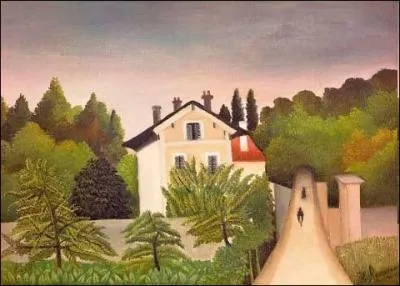 Auvers a galement accueillit les peintres nafs comme le tmoigne ce tableau   Bords de l'Oise, Chaponval   peint par :