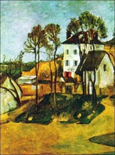 Ce tableau représentant   La maison du Dr Gachet à Auvers   est de quel peintre ?