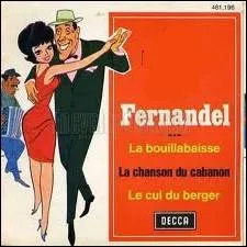 Quelle danse tait considre dans une chanson de Fernandel comme de   la sieste organise   ?