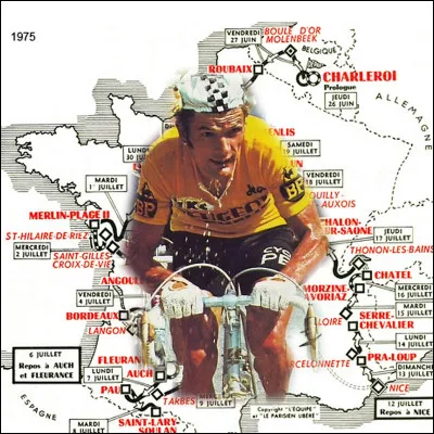 Il fera plier Eddy Merckx sur le Tour en 1975 et renouvellera sa victoire en 1977 :