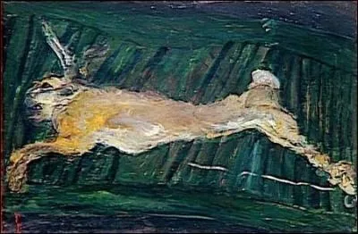  Livre au volet vert  par un peintre expressionniste de Montparnasse, originaire de Bilorussie (1893-1943).