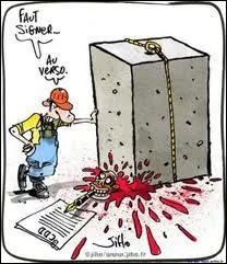 Que signifie mettre noir sur blanc ?