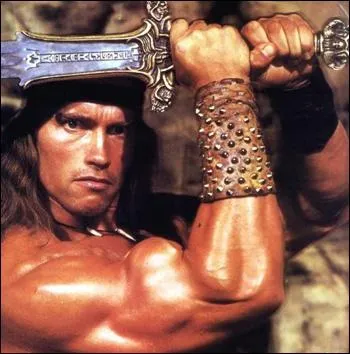 En 1982, il double Arnold Schwarzenegger dans un film d'aventure :