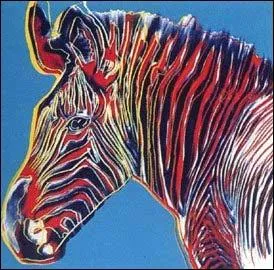 Grevy's Zebra (1983) par le roi du Pop art amricain.