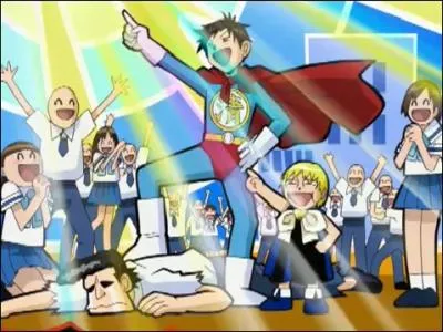 En quoi est dguis le personnage ?