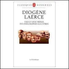 Le philosophe Diogne dormait dans un tonneau.