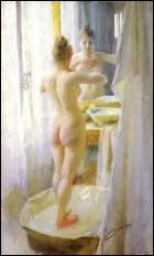 Qui a peint  La baignoire  ?