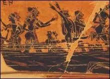 Il embarque  son bord accompagn de 50 hommes hroques. Comment se nomment-ils ?