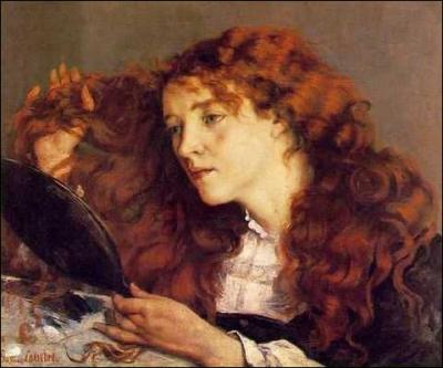 Jo, La belle irlandaise, 1860 - par un peintre dont   La naissance du monde  fait encore scandale