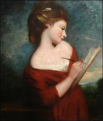 Portrait de Lady Emma Hamilton - par  Le  portraitiste britannique de la deuxime moiti du XVIIe sicle et premier prsident de la Royal Academy (1723-1792)