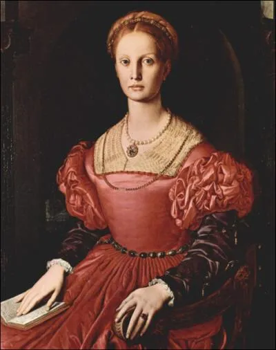 Lucrezia Panciatichi - par un peintre maniriste italien (1503-1572), fils adoptif et apprenti de Pontormo. Sa carnation et la couleur de ses cheveux lui ont valu son nom.