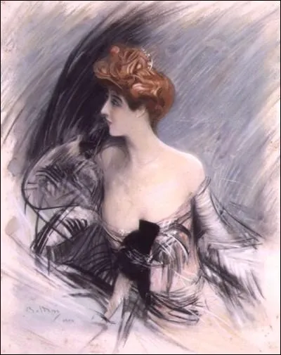 Sarah Bernhardt - par l'un des portraitistes de rputation internationale du  tout Paris  de la Belle poque (1842-1931).