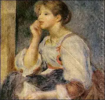 Qui a peint  Femme  la lettre  ?