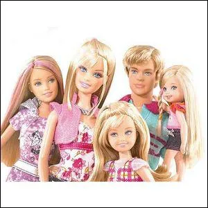 Comment s'appellent le chri et la petite soeur de Barbie ?