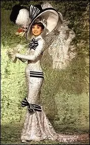 Dans ce qui est sans doute l'une des plus extravagantes tenues du cinma, Audrey Hepburn qui s'en va aux courses d'Ascott. Quel est ce chef d'oeuvre ?