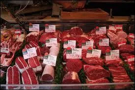 Le grain de la viande de race limousine est...