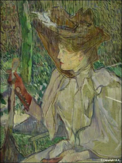 Qui a peint  La femme au gant  ?