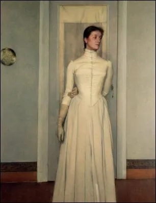 Qui a reprsent sa soeur Marguerite avec des gants ?