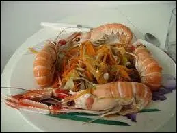 Les langoustines  la Valencienne se prparent avec du jambon cru :
