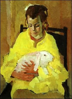 Qui a peint  La fille au lapin  ?