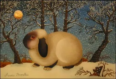 Marie Amalia a peint de faon nave ce lapin. Quel titre a-t-elle donn  ce tableau  votre avis ?