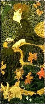 Qui est le peintre de  Jeune fille assise avec un lapin  ?